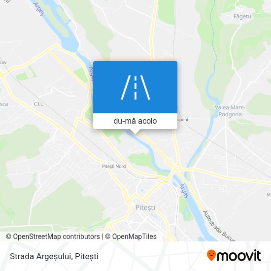 Hartă Strada Argeșului