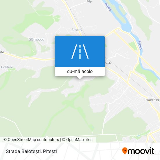 Hartă Strada Balotești