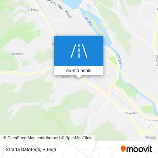 Hartă Strada Balotești