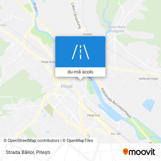 Hartă Strada Băilor