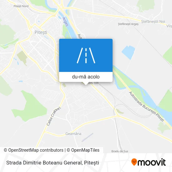 Hartă Strada Dimitrie Boteanu General