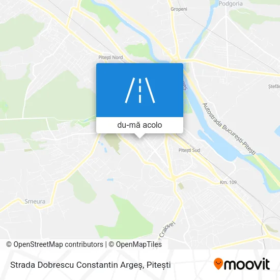 Hartă Strada Dobrescu Constantin Argeș