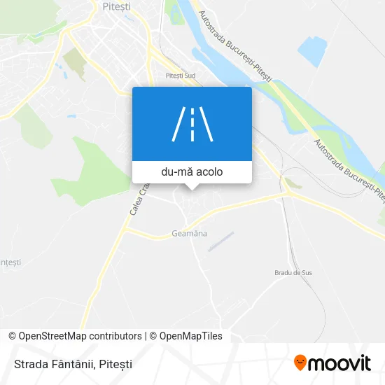 Hartă Strada Fântânii