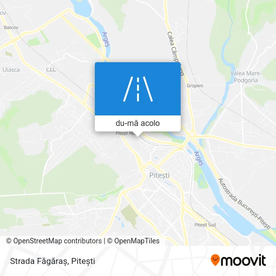 Hartă Strada Făgăraș