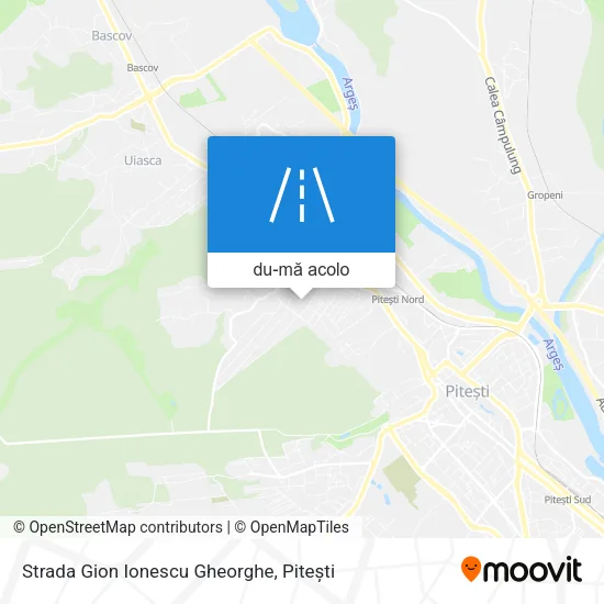 Hartă Strada Gion Ionescu Gheorghe