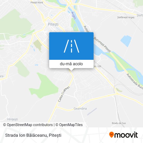Hartă Strada Ion Bălăceanu