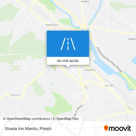 Hartă Strada Ion Manliu