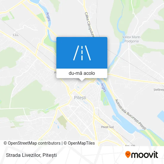 Hartă Strada Livezilor