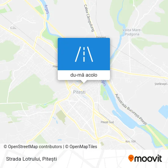Hartă Strada Lotrului
