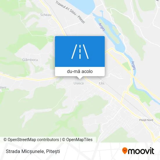 Hartă Strada Micșunele