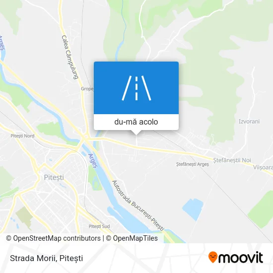Hartă Strada Morii