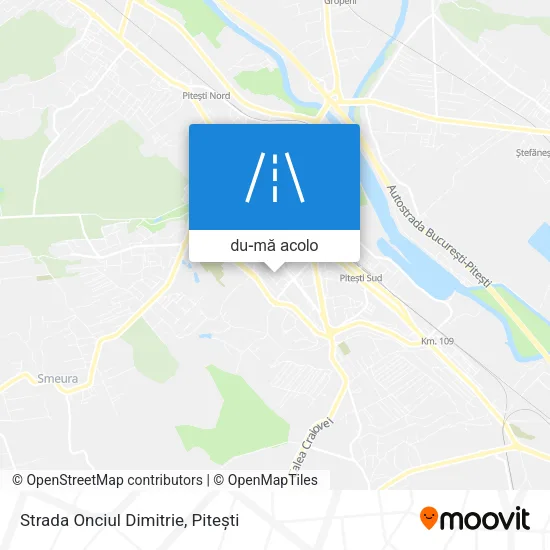 Hartă Strada Onciul Dimitrie