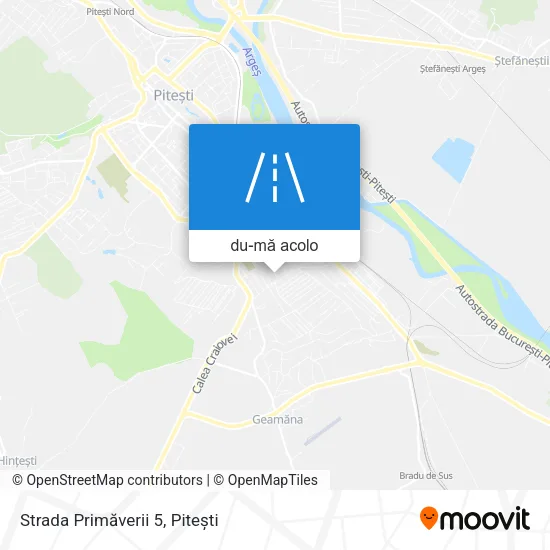 Hartă Strada Primăverii 5