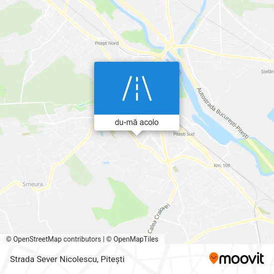 Hartă Strada Sever Nicolescu