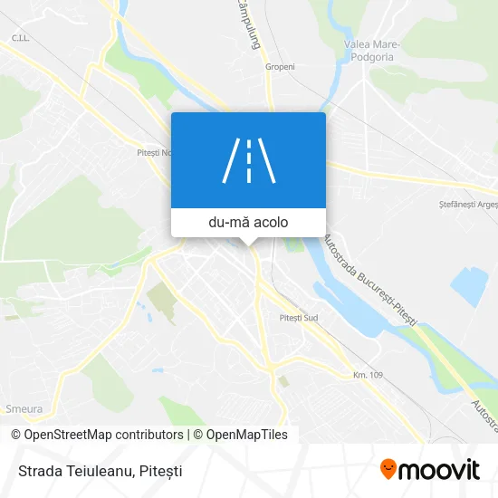 Hartă Strada Teiuleanu