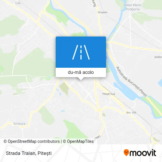 Hartă Strada Traian
