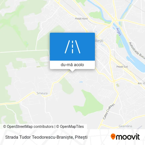 Hartă Strada Tudor Teodorescu-Braniște