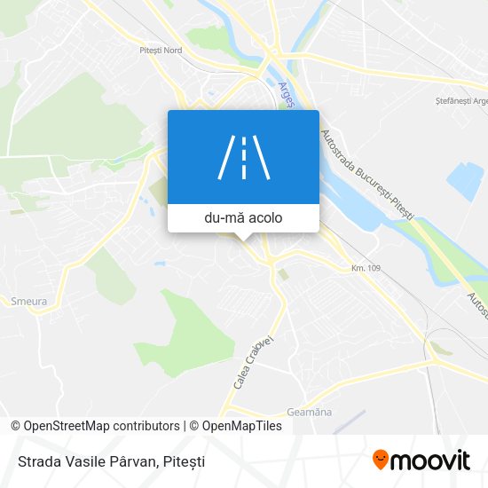 Hartă Strada Vasile Pârvan