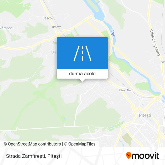 Hartă Strada Zamfirești