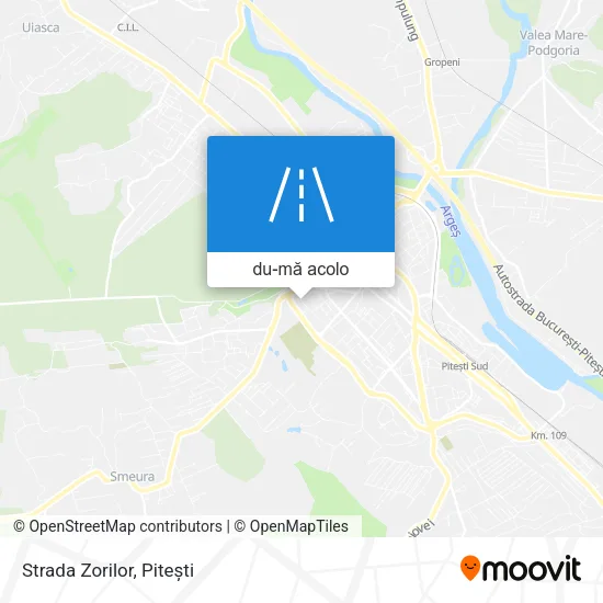 Hartă Strada Zorilor