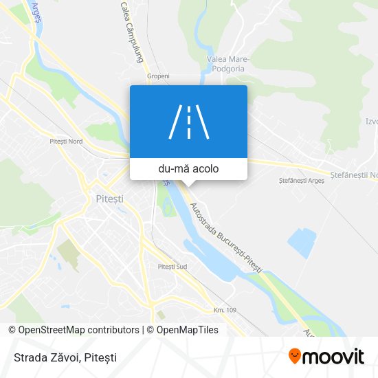 Hartă Strada Zăvoi