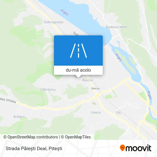 Hartă Strada Păiești Deal