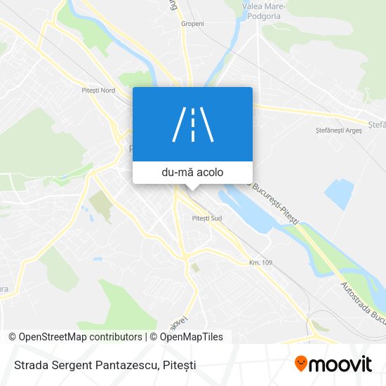 Hartă Strada Sergent Pantazescu