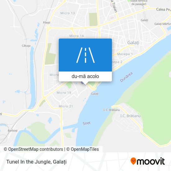 Hartă Tunel In the Jungle