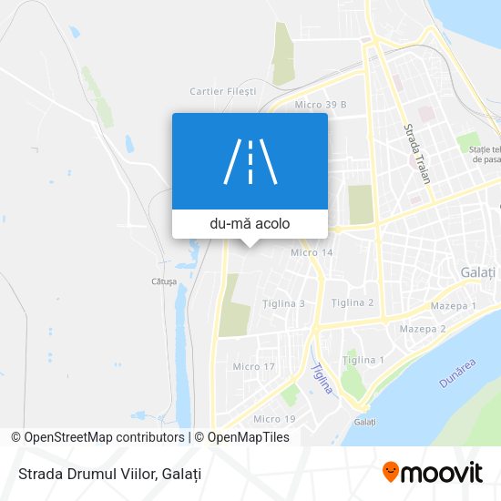 Hartă Strada Drumul Viilor