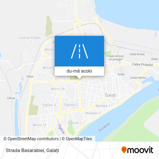 Hartă Strada Basarabiei