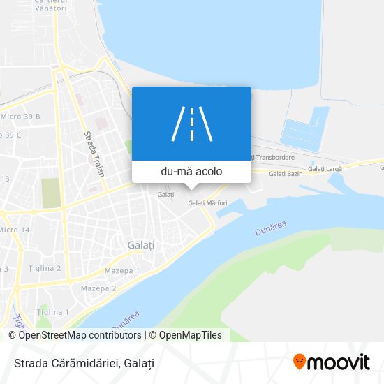 Hartă Strada Cărămidăriei