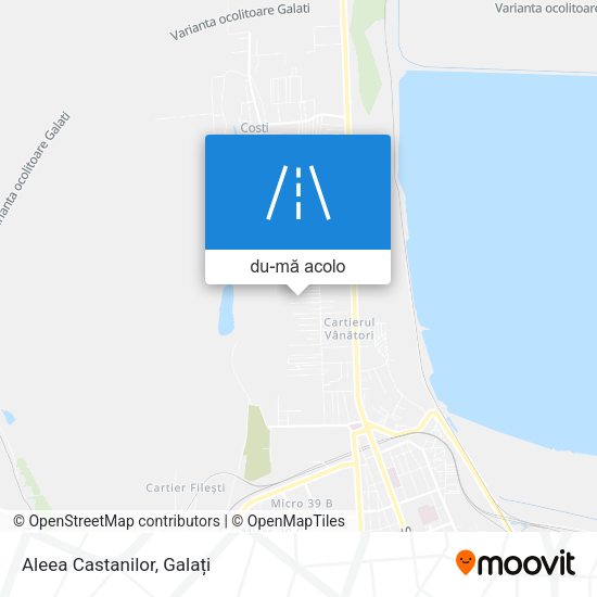 Hartă Aleea Castanilor