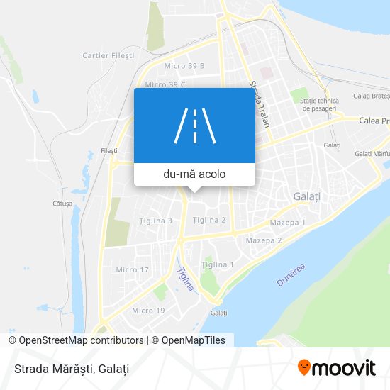 Hartă Strada Mărăști
