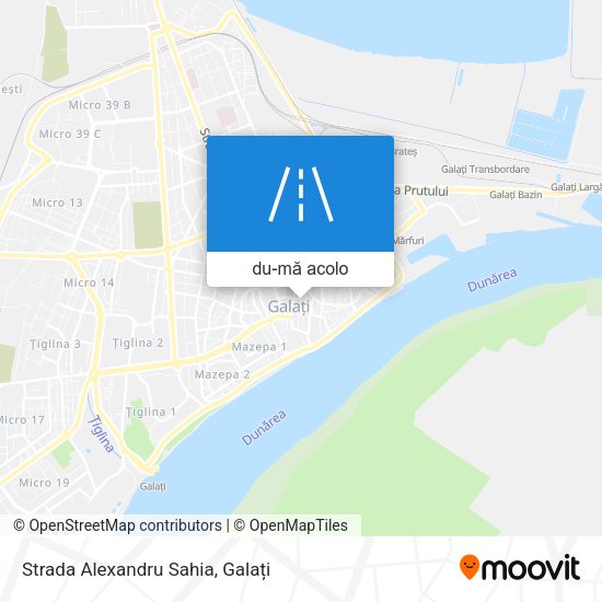 Hartă Strada Alexandru Sahia
