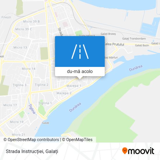 Hartă Strada Instrucției
