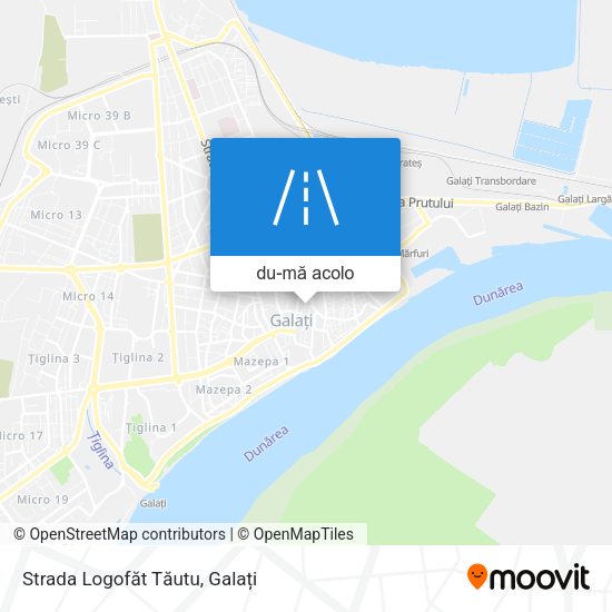 Hartă Strada Logofăt Tăutu