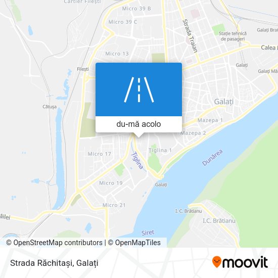 Hartă Strada Răchitași