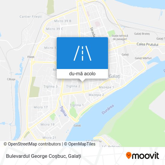 Hartă Bulevardul George Coșbuc