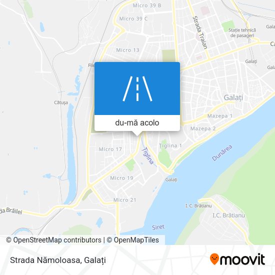 Hartă Strada Nămoloasa