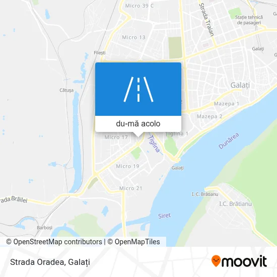 Hartă Strada Oradea