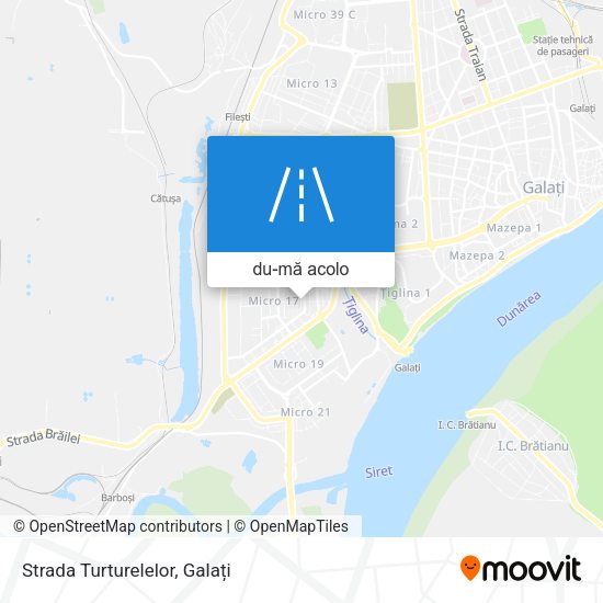 Hartă Strada Turturelelor