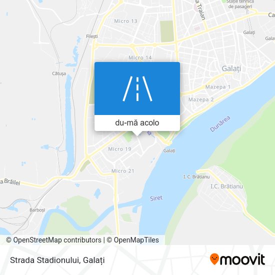 Hartă Strada Stadionului