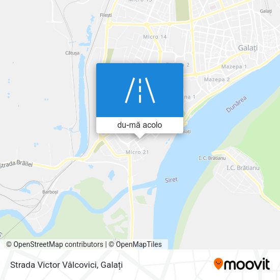 Hartă Strada Victor Vâlcovici