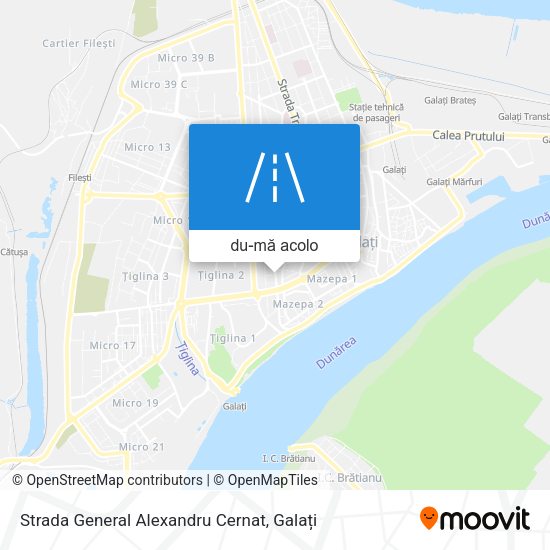 Hartă Strada General Alexandru Cernat