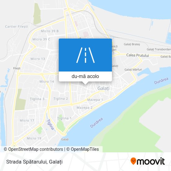 Hartă Strada Spătarului