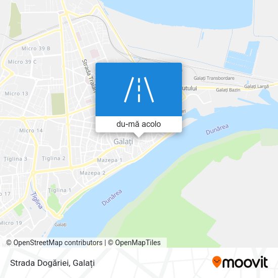 Hartă Strada Dogăriei