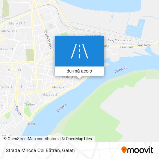 Hartă Strada Mircea Cel Bătrân