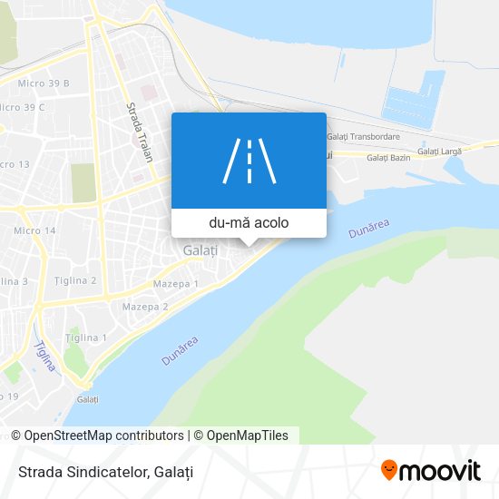 Hartă Strada Sindicatelor