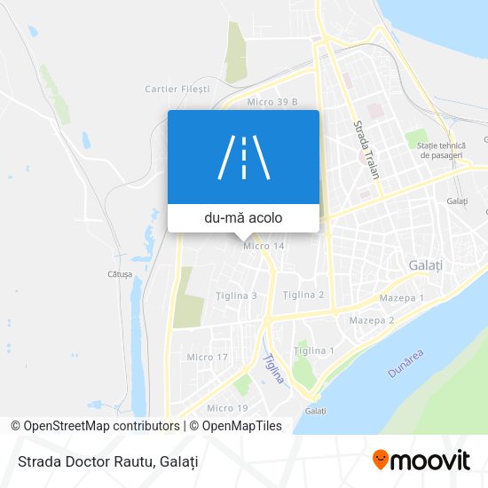 Hartă Strada Doctor Rautu