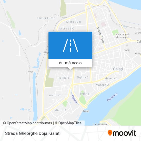 Hartă Strada Gheorghe Doja